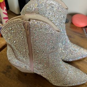 New rhinestone booties